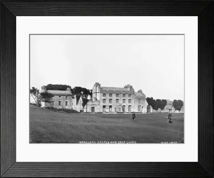 Framed Print : Ardglass Castle and Golf Links Framed Print : Ardglass Castle and Golf Links