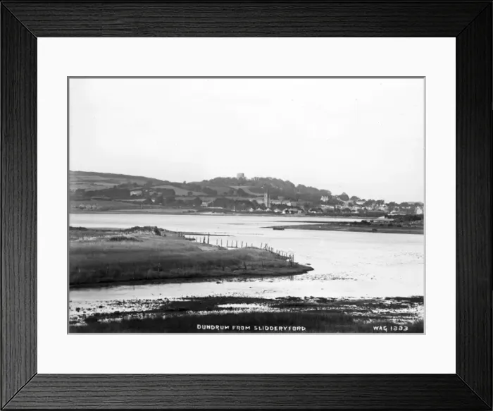 Framed Print : Dundrum from Slidderyford Framed Print : Dundrum from Slidderyford