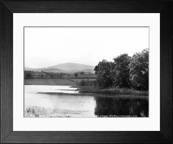 Framed Print : Slieve Croob and Ballymacarn Lake Framed Print : Slieve Croob and Ballymacarn Lake