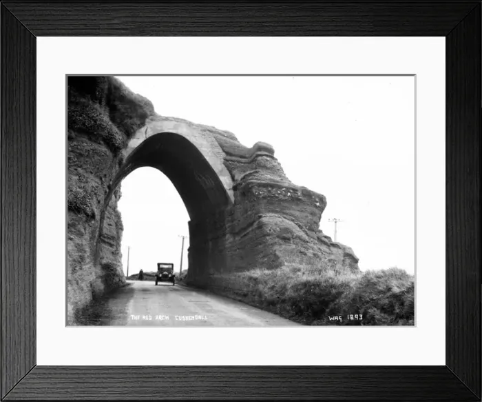 Framed Print : The Red Arch at Cushendall Framed Print : The Red Arch at Cushendall