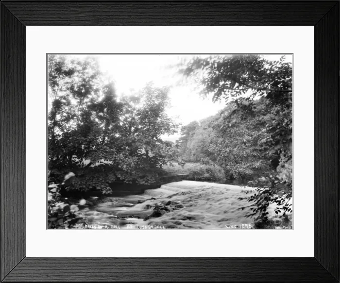 Framed Print : Falls at R. Dall, Cushendall Framed Print : Falls at R. Dall, Cushendall