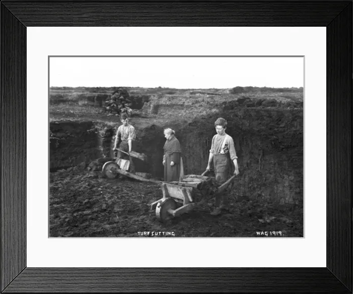 Framed Print : Turf Cutting Framed Print : Turf Cutting