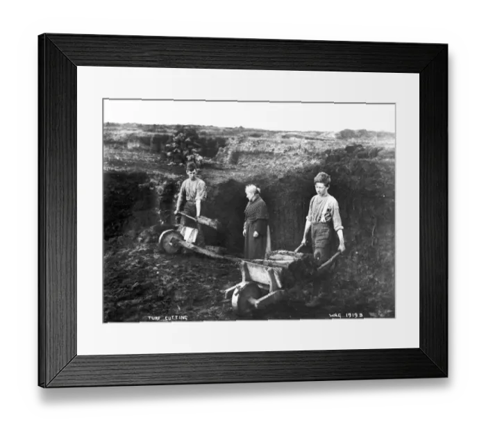 Framed Print : Turf Cutting Framed Print : Turf Cutting