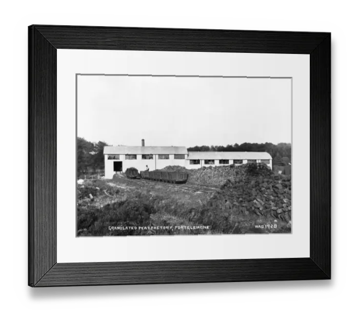 Framed Print : Granulated Peat Factory, Portglenone Framed Print : Granulated Peat Factory, Portglenone