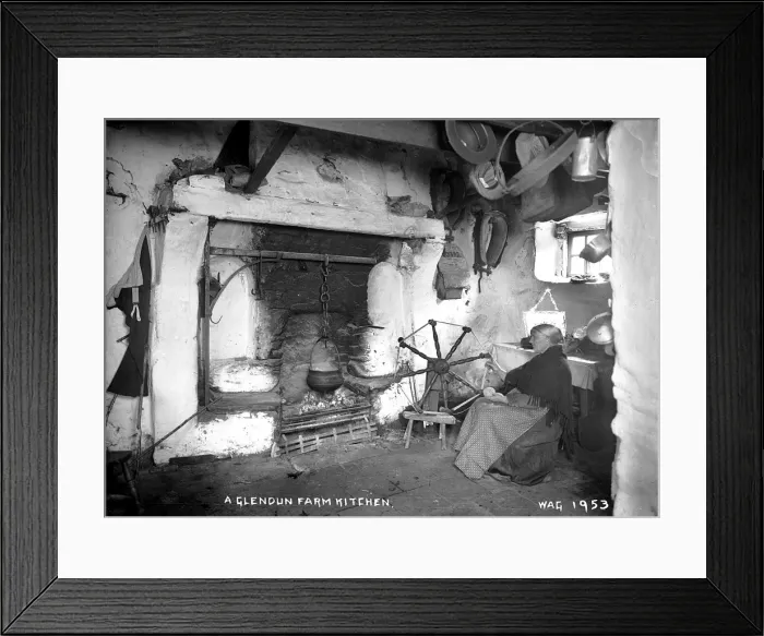 Framed Print : A Glendun Farm Kitchen Framed Print : A Glendun Farm Kitchen