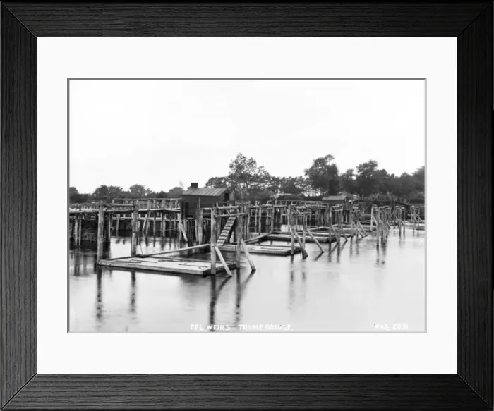 Framed Print : Eel Weirs, Toomebridge Framed Print : Eel Weirs, Toomebridge