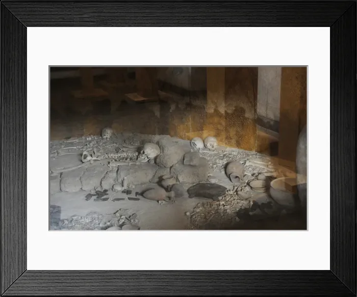 Framed Print : Jericho. Hyksos Tomb. 1700-1600 BC. Middle Bronze Age Framed Print : Jericho. Hyksos Tomb. 1700-1600 BC. Middle Bronze Age