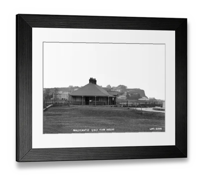 Framed Print : Ballycastle Golf Club House