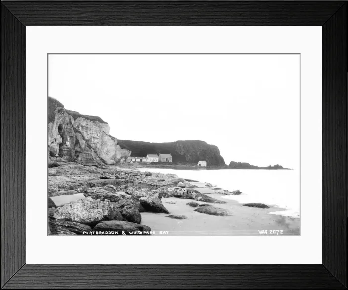 Framed Print : Portbraddon and Whitepark Bay, Co. Antrim Framed Print : Portbraddon and Whitepark Bay, Co. Antrim