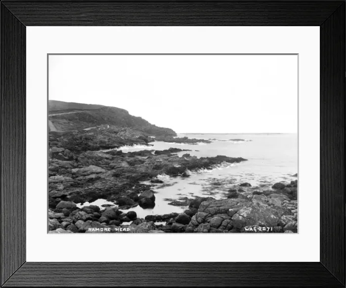 Framed Print : Ramore Head Framed Print : Ramore Head