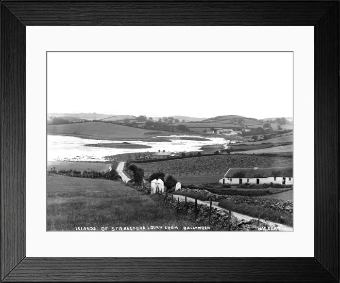 Framed Print : Islands of Strangford Lough from Ballynorn Framed Print : Islands of Strangford Lough from Ballynorn