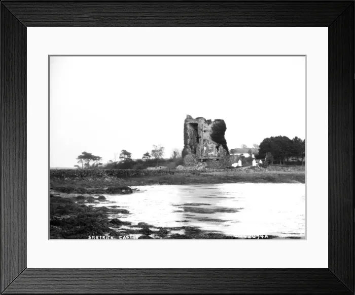 Framed Print : Sketerick Castle Framed Print : Sketerick Castle