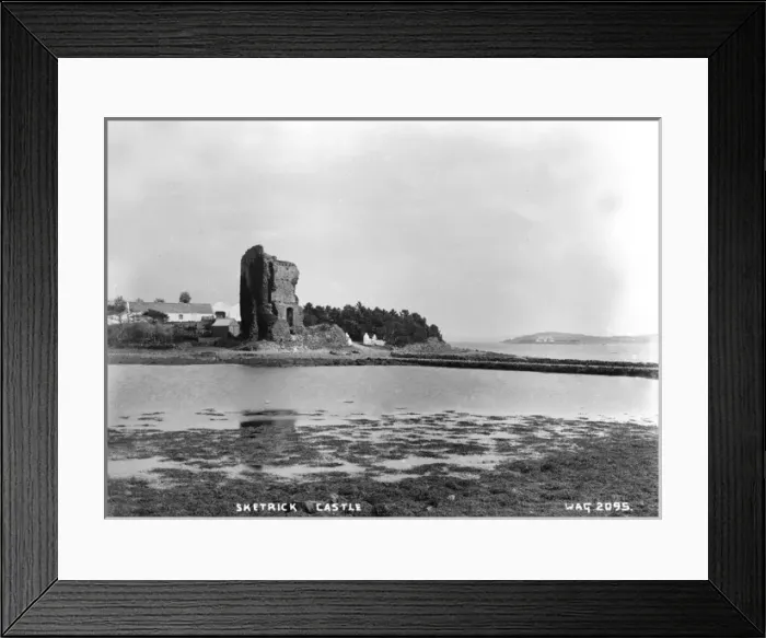 Framed Print : Sketerick Castle Framed Print : Sketerick Castle