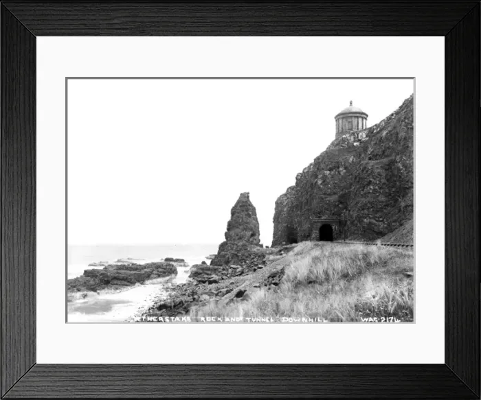 Framed Print : Tetherstake Rock and Tunnel, Downhill Framed Print : Tetherstake Rock and Tunnel, Downhill