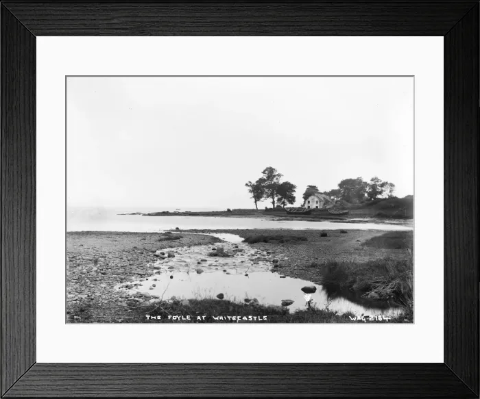 Framed Print : The Foyle at Whitecastle Framed Print : The Foyle at Whitecastle