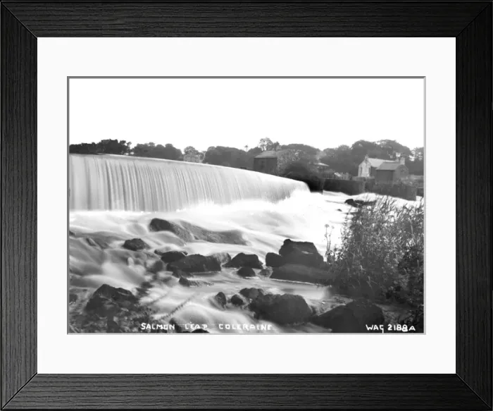 Framed Print : Salmon Leap, Coleraine Framed Print : Salmon Leap, Coleraine