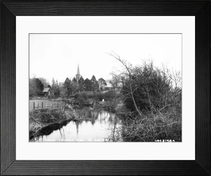 Framed Print : Drum Church and R. Lagan Framed Print : Drum Church and R. Lagan