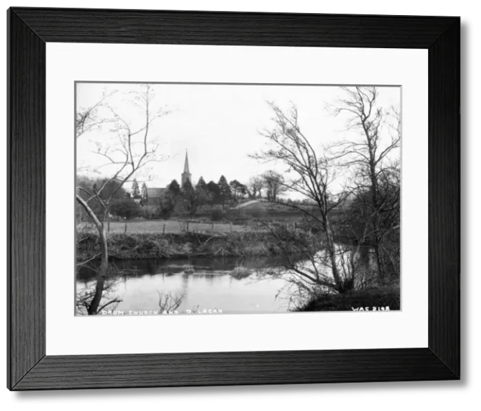 Framed Print : Drum Church and R. Lagan Framed Print : Drum Church and R. Lagan