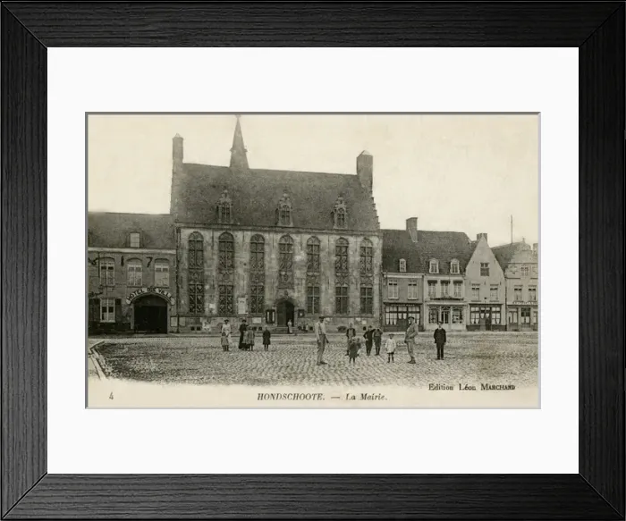 Framed Print : Hondschoote, France - City Hall Framed Print : Hondschoote, France - City Hall