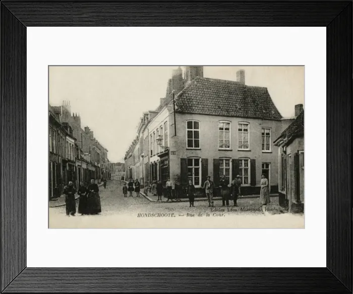 Framed Print : Hondschoote, France - Court Road Framed Print : Hondschoote, France - Court Road
