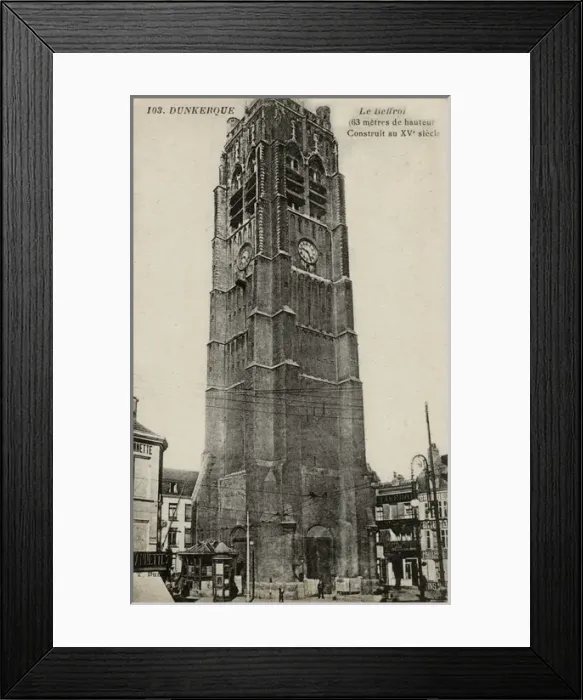 Framed Print : Dunkirk, France - Saint ɬoi Belfry Framed Print : Dunkirk, France - Saint ɬoi Belfry
