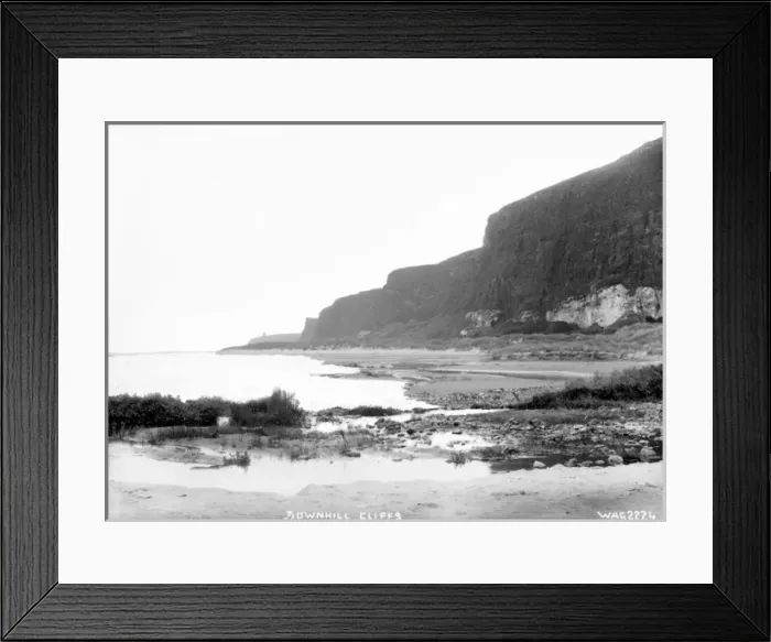 Framed Print : Downhill Cliffs Framed Print : Downhill Cliffs