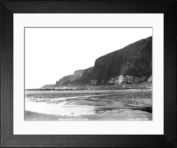 Framed Print : Downhill Cliffs Framed Print : Downhill Cliffs