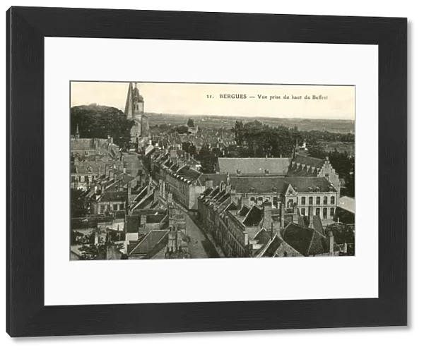 Bergues, France - view over the town