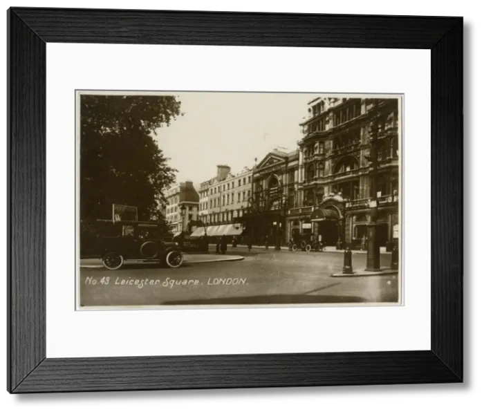 Framed Print : Leicester Square, London - including The Empire Theatre Framed Print : Leicester Square, London - including The Empire Theatre