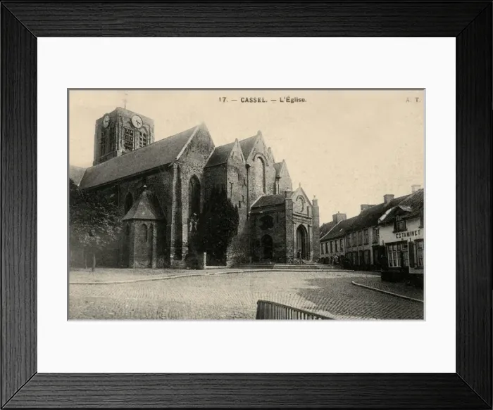 Framed Print : Cassel, France - Church of Notre Dame Framed Print : Cassel, France - Church of Notre Dame