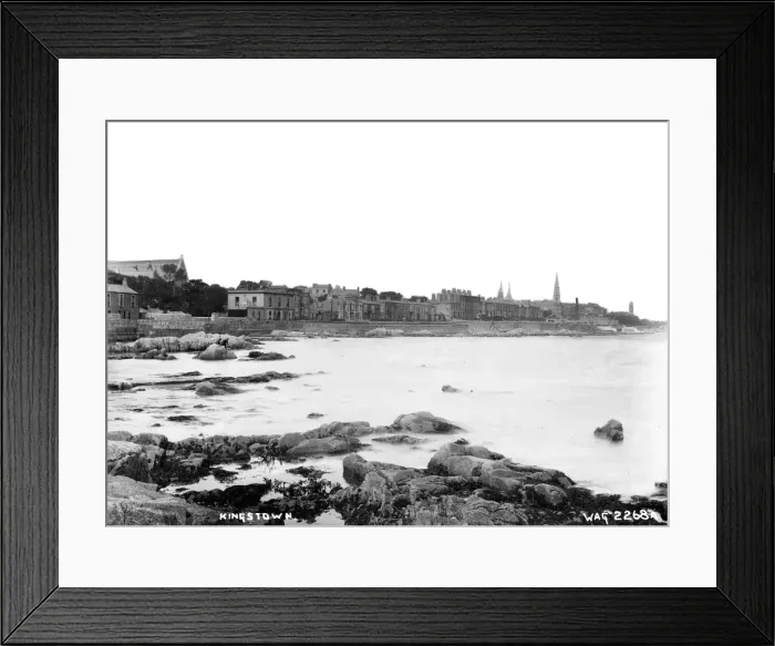 Framed Print : Kingstown - view as above but closer into the town Framed Print : Kingstown - view as above but closer into the town