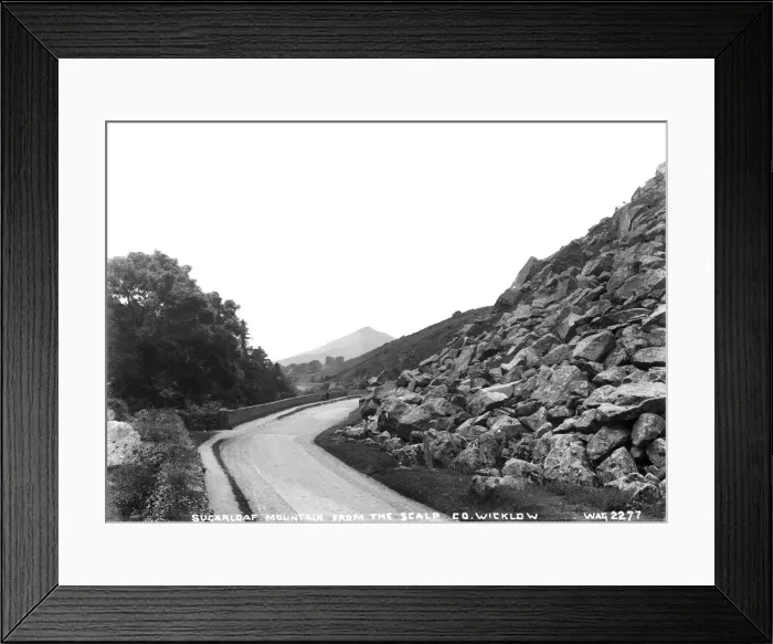 Framed Print : Sugarloaf Mountain from the Scalp, Co. Wicklow Framed Print : Sugarloaf Mountain from the Scalp, Co. Wicklow