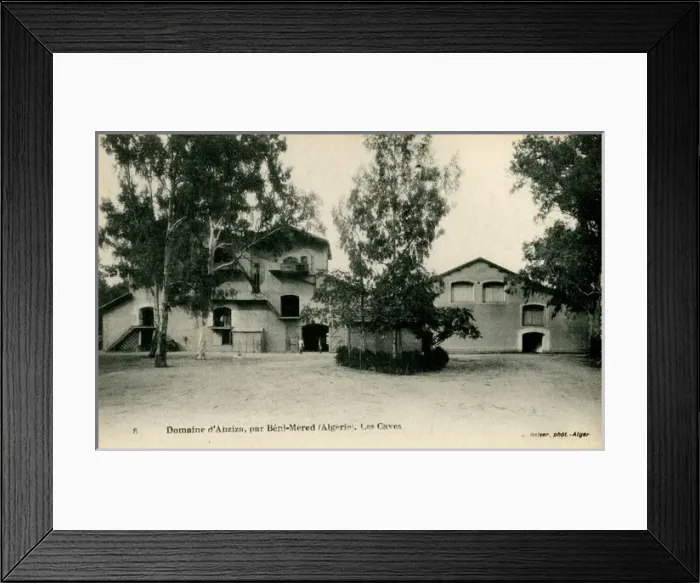 Framed Print : Beni Mered, Algeria - farmhouses and storage cellars Framed Print : Beni Mered, Algeria - farmhouses and storage cellars