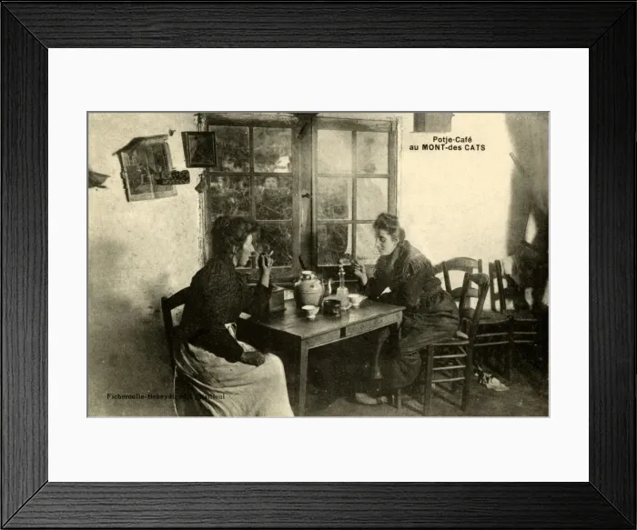 Framed Print : Potje-Cafe at Mont des Cats - Dunkirk France Framed Print : Potje-Cafe at Mont des Cats - Dunkirk France