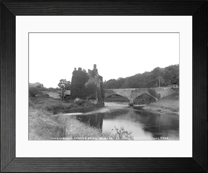 Framed Print : Carrigadrohid Castle and Bridge on R. Lee, Co. Cork Framed Print : Carrigadrohid Castle and Bridge on R. Lee, Co. Cork