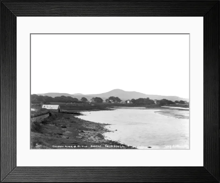 Framed Print : Culdaff River and Slieve Snacht, Co. Donegal Framed Print : Culdaff River and Slieve Snacht, Co. Donegal