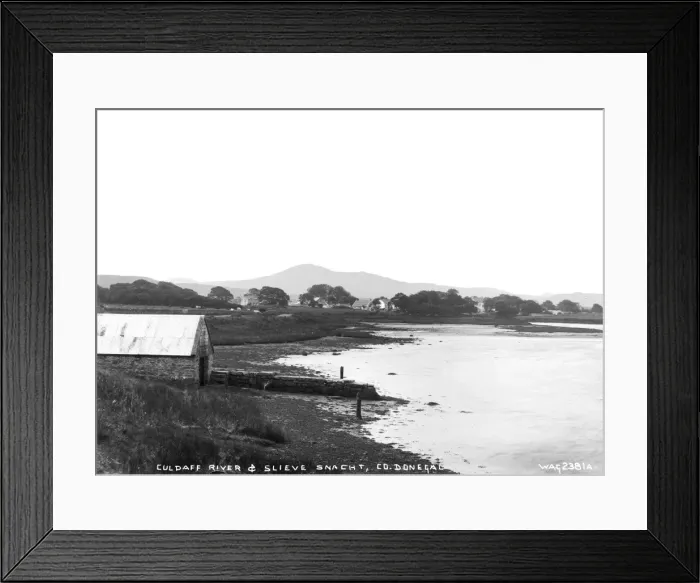 Framed Print : Culdaff River and Slieve Snacht, Co. Donegal Framed Print : Culdaff River and Slieve Snacht, Co. Donegal