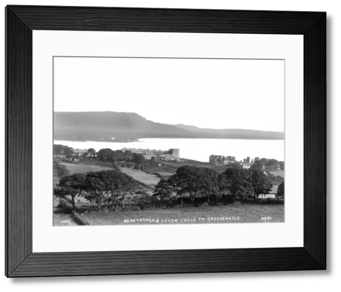 Framed Print : Benevenagh and Lough Foyle Fr. Greencastle Framed Print : Benevenagh and Lough Foyle Fr. Greencastle
