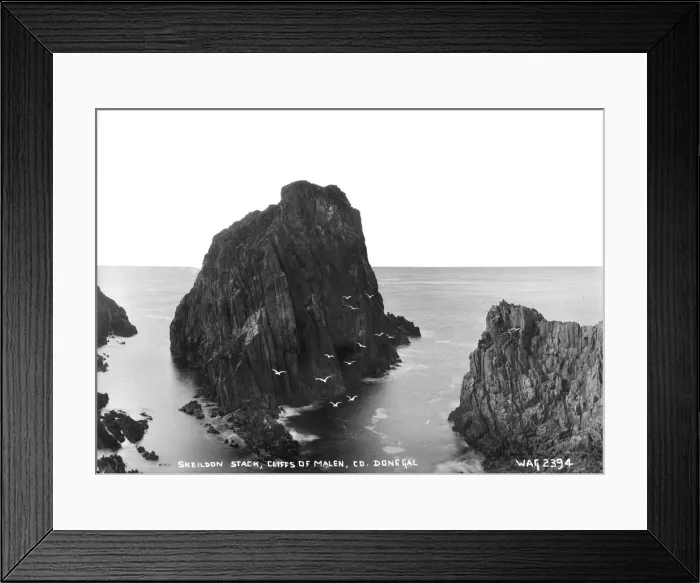 Framed Print : Skeildon Stack, Cliffs of Malen, Co. Donegal Framed Print : Skeildon Stack, Cliffs of Malen, Co. Donegal
