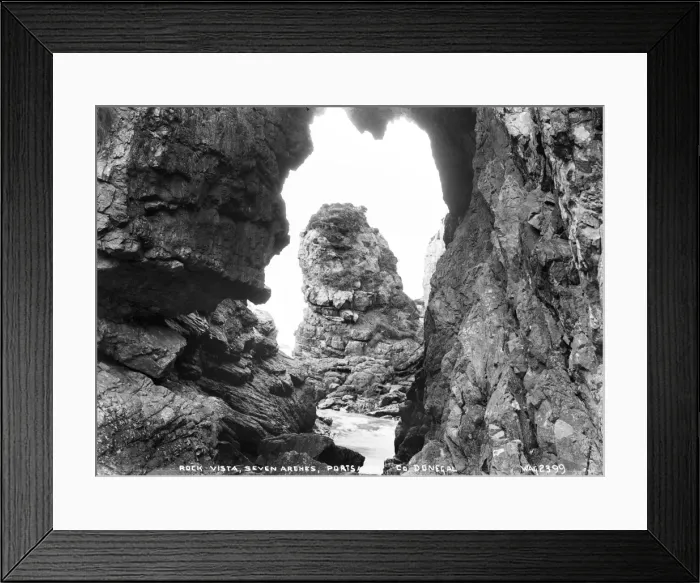 Framed Print : Rock Vista, Seven Arches, Portsalon, Co. Donegal Framed Print : Rock Vista, Seven Arches, Portsalon, Co. Donegal