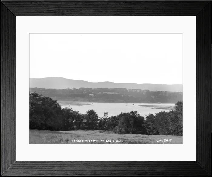 Framed Print : Across the Foyle at Boom Hall Framed Print : Across the Foyle at Boom Hall