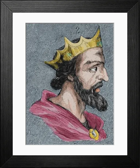 Framed Print : Suintila (588-633 / 635). Visigothic King Framed Print : Suintila (588-633 / 635). Visigothic King