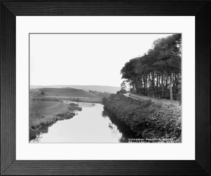 Framed Print : Glenshesk from the Bridge, Ballycastle Framed Print : Glenshesk from the Bridge, Ballycastle