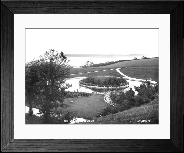 Framed Print : The Lake, Hazelwood Framed Print : The Lake, Hazelwood