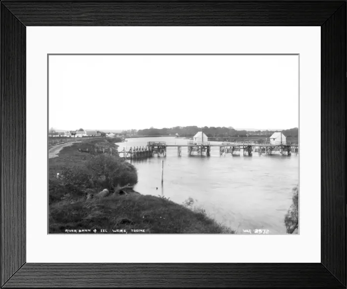 Framed Print : River Bann and Eel Weirs, Toome Framed Print : River Bann and Eel Weirs, Toome