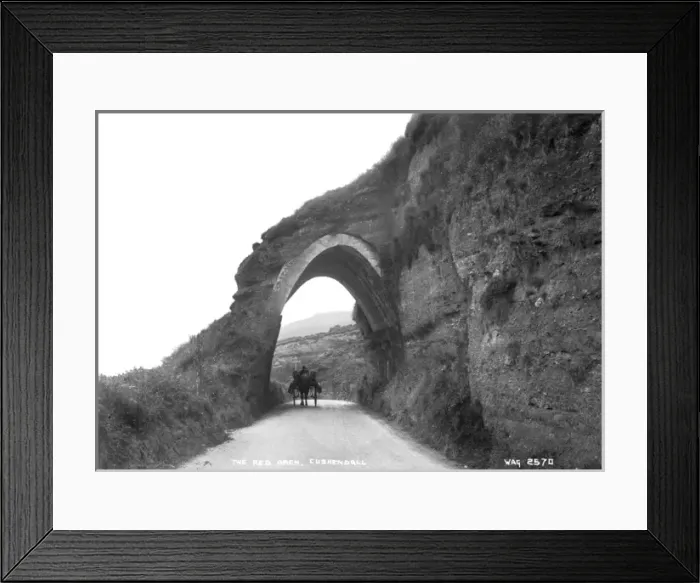 Framed Print : The Red Arch, Cushendall Framed Print : The Red Arch, Cushendall