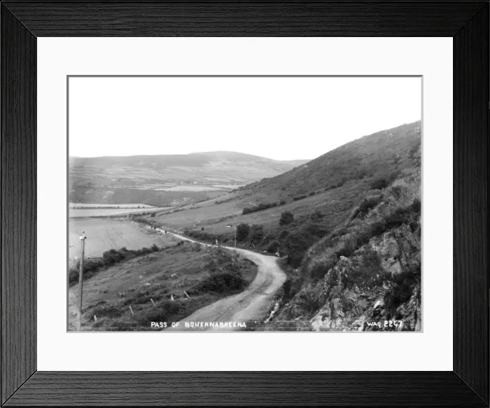 Framed Print : Pass of Bohernabreena Framed Print : Pass of Bohernabreena
