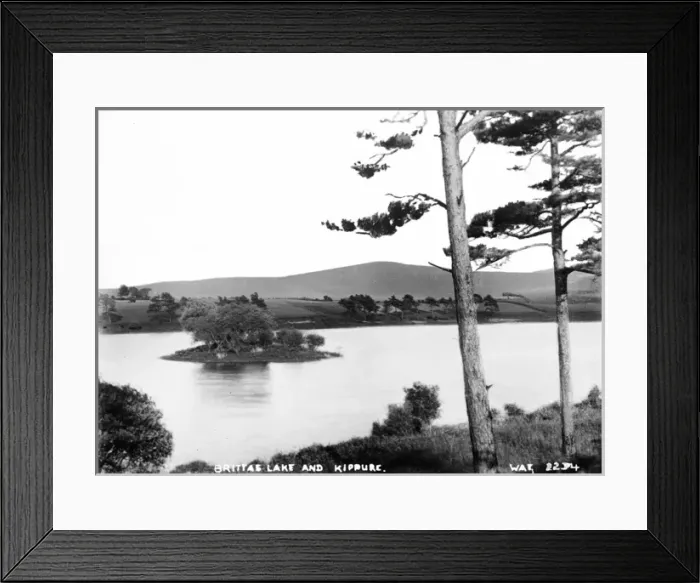 Framed Print : Brittas Lake and Kippure Framed Print : Brittas Lake and Kippure