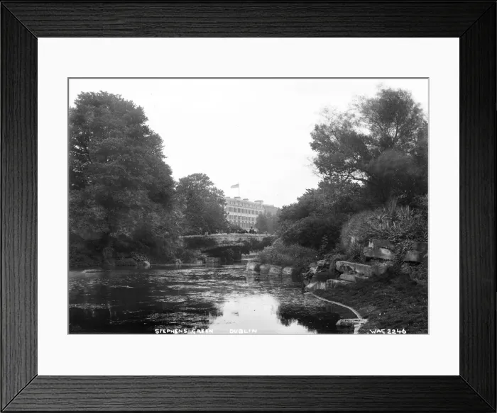 Framed Print : Stephens Green. Dublin Framed Print : Stephens Green. Dublin