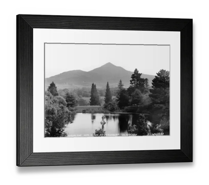 Framed Print : Sugarloaf Mountain. from Powerscourt, Co. Wicklow Framed Print : Sugarloaf Mountain. from Powerscourt, Co. Wicklow